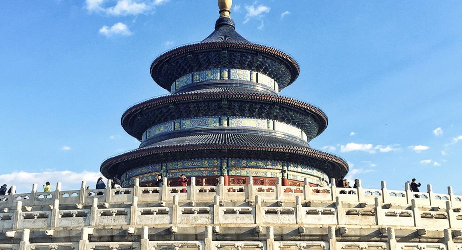 De Tempel van de Hemel in Peking 